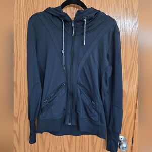 MPG Womens Navy Zip-Up Hoodie Jacket